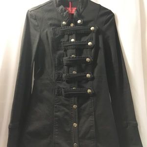 Tripp NYC Military style button across Jacket Size